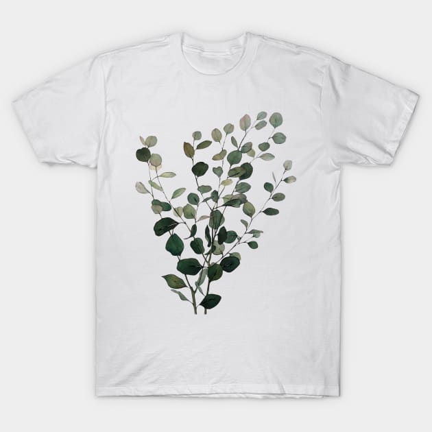 Green leaf T-Shirt by K-pop design shop